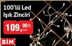 100’LÜ LED IŞIK ZİNCİRİ 100’LÜ LED IŞIK ZİNCİRİ